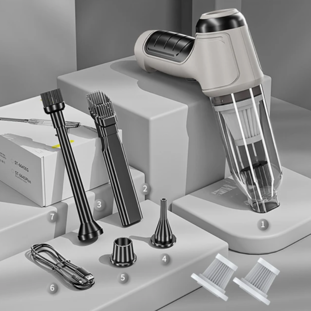 Ninalo™ - Mini aspiradora de mano inalámbrica 3 en 1