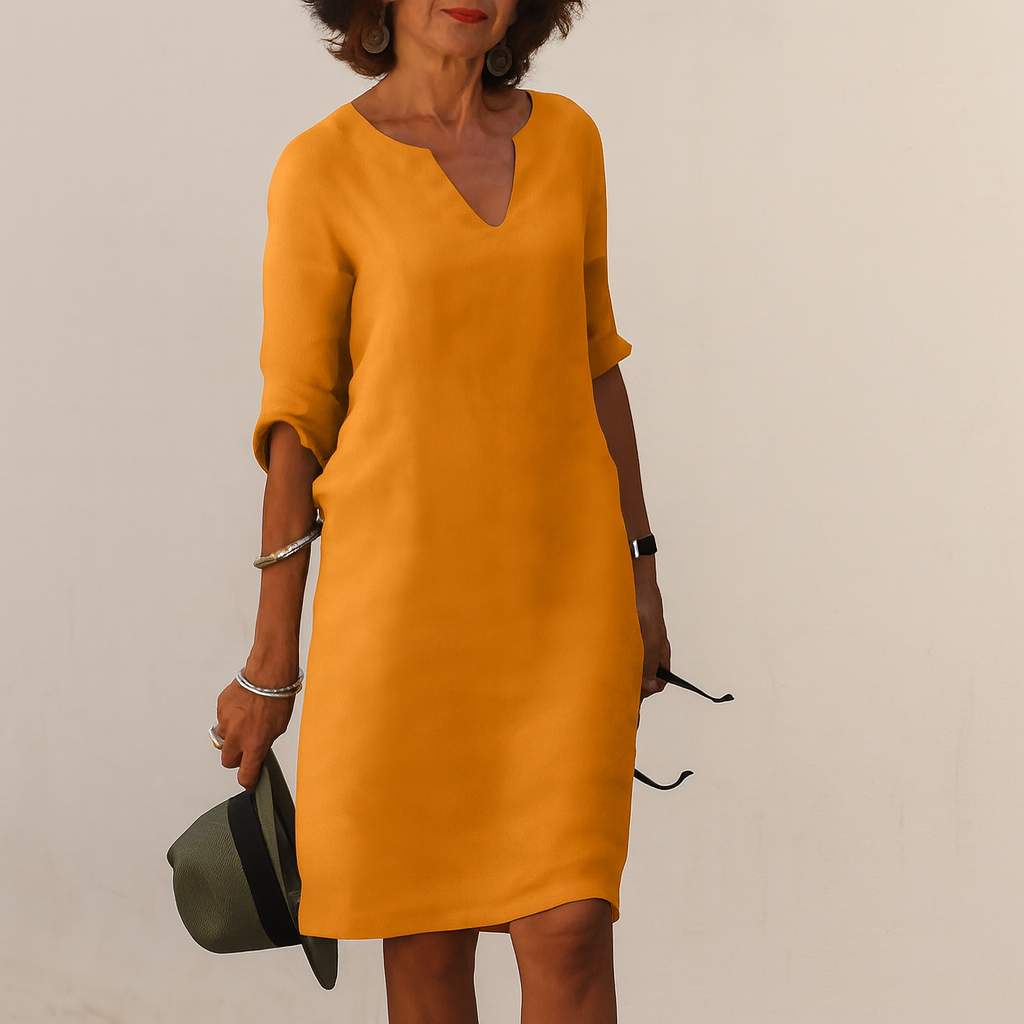 Robe fluide à l’élégance intemporelle