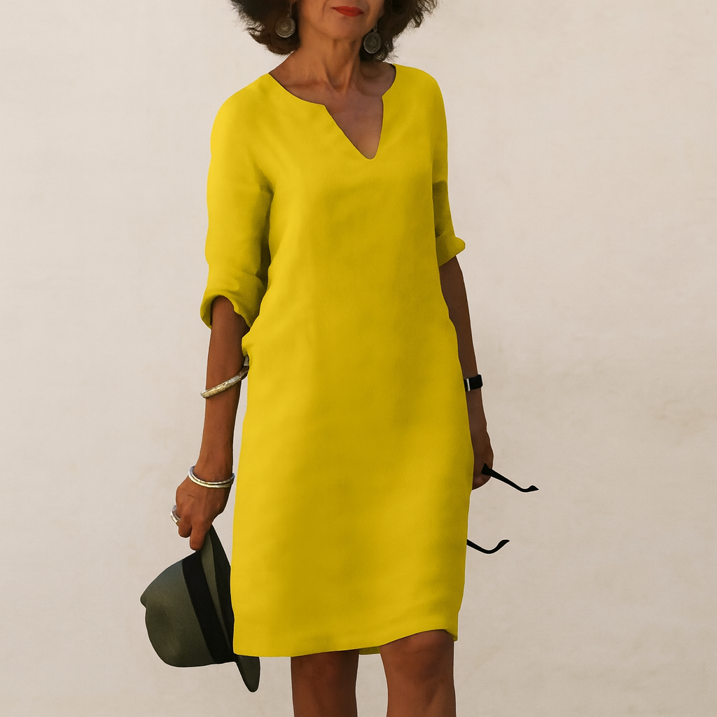 Robe fluide à l’élégance intemporelle