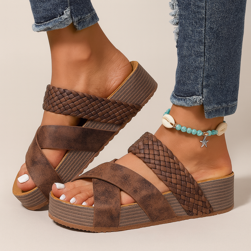 Sandales à Plateforme Élégantes