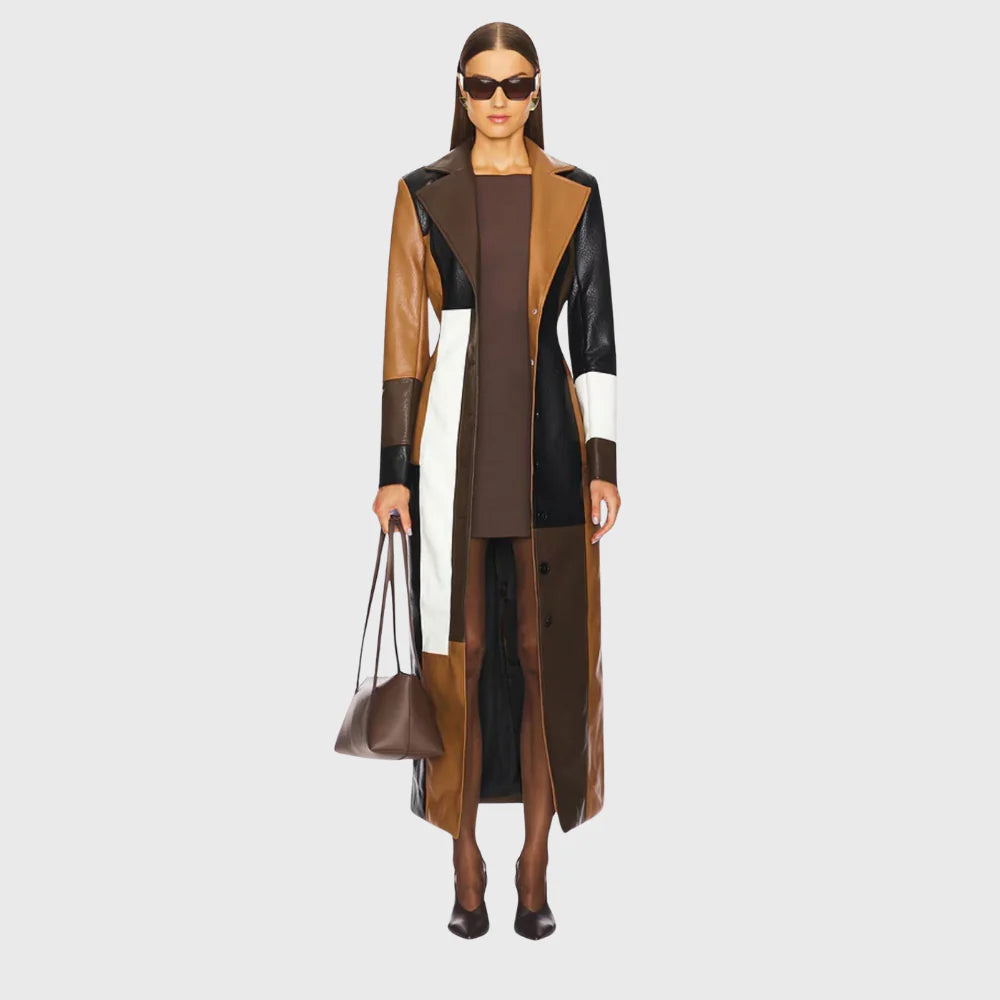 SERENA | CAPPOTTO LONG EN CUIR PREMIUM