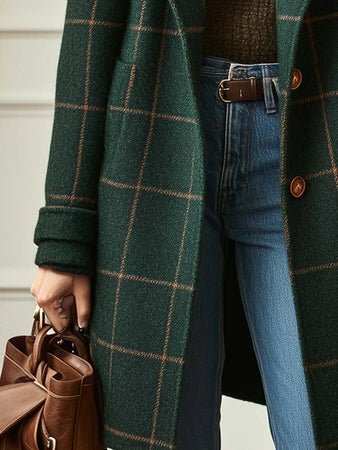 KATRIN™ | MANTEAU LONG EN LAINE PREMIUM