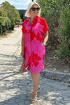 Robe Midi d’Été à Imprimé Floral Élégante