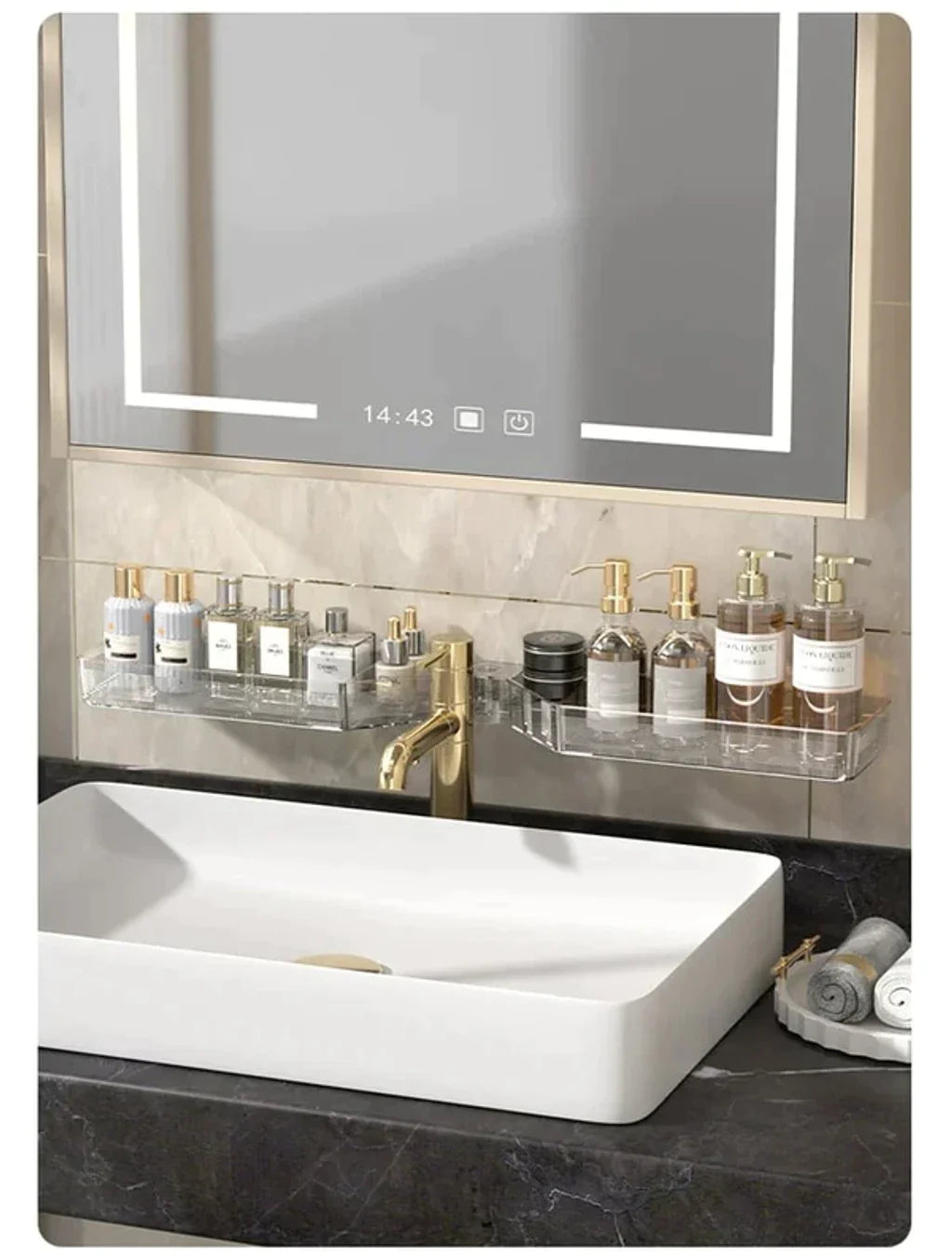 SpaceSaver™ | Étagère d'angle élégante